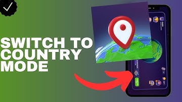 How to switch to country mode in the Geoguessr app?