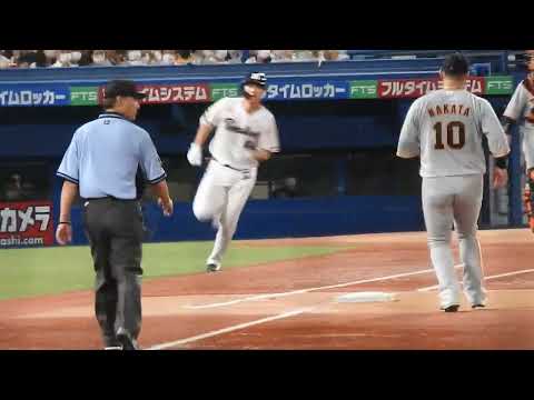 2022/7/19 ヤクルトvs巨人　太田賢吾　センター前ヒット