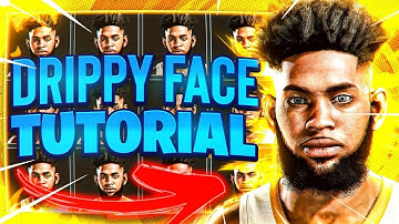 *NEW* BEST DRIPPY FACE CREATION TUTORIAL IN NBA 2K21 - HOW TO LOOK LIKE A DRIBBLE GOD!