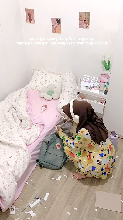 Hari ini beresin kamar malem-malem🧺💤 #dailyvlog #adayinmylife #cleanwithme #dayinmylife #minivlog