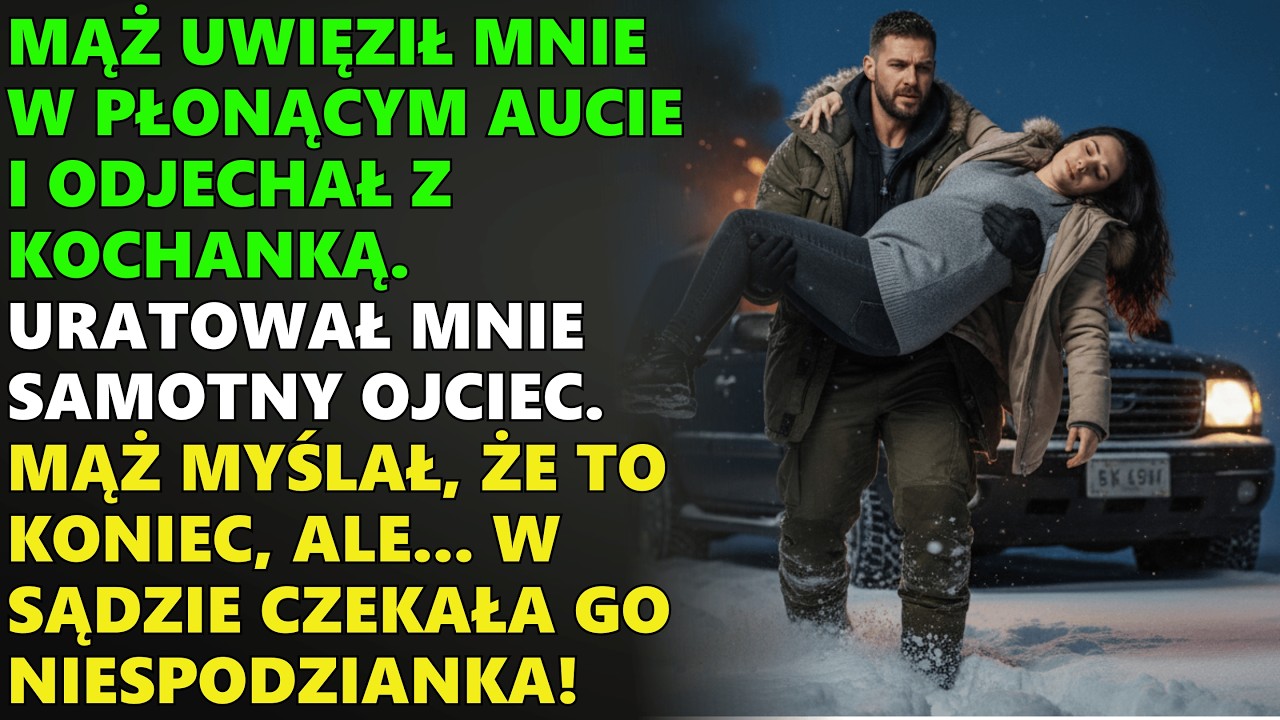 Mąż podpalił auto z ciężarną żoną w środku. Nie wiedział, że ktoś patrzy.