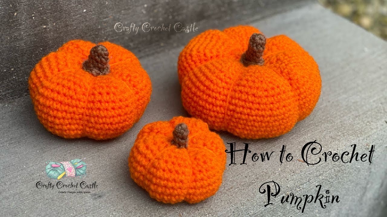 Easy Crochet Pumpkin Pattern for beginners- free crochet pattern - A Crafty  Concept