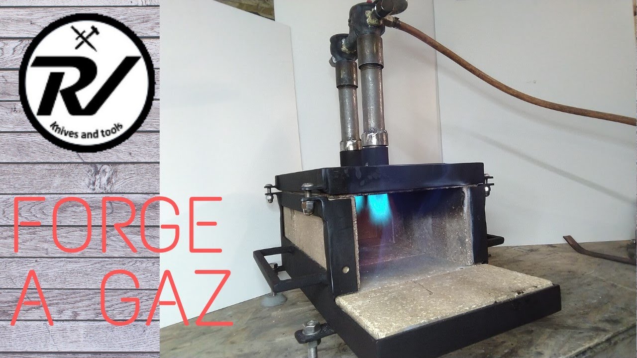 FABRICATION FORGE A GAZ DIY 2 