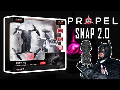 propel snap 2.0 compact folding drone with hd camera