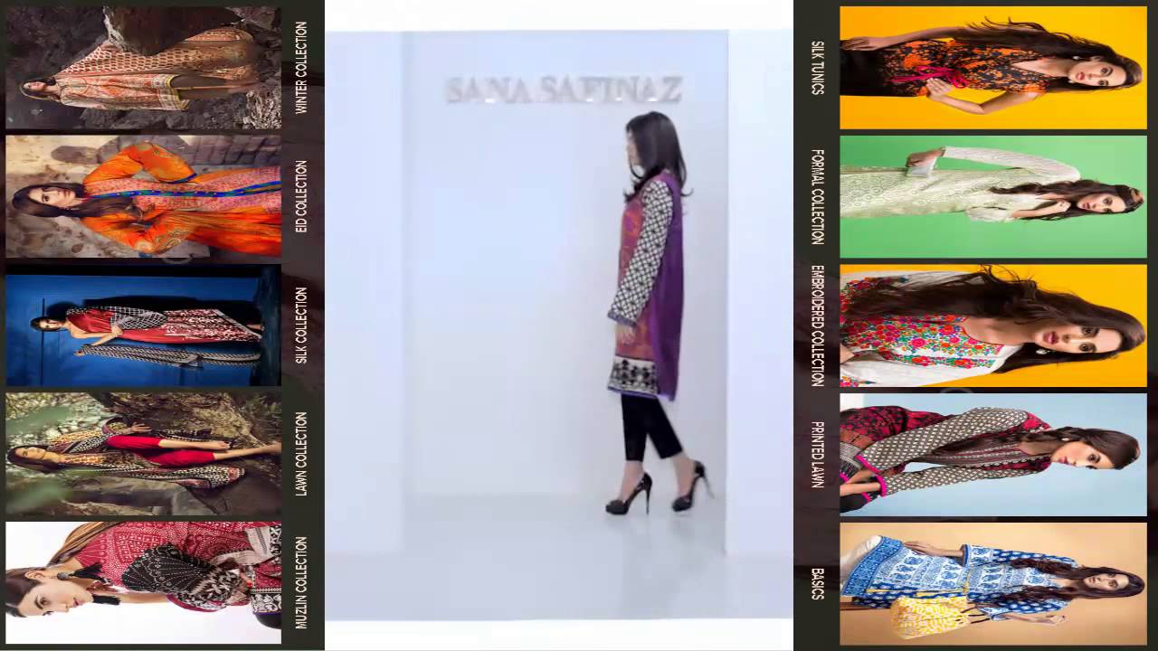 Sana Safinaz Silk Tunics  ROSY RIM