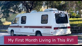 First Month Living in a Small RV