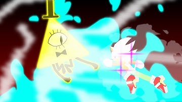 Bill Cipher VS Hyper sonic(+proof) | stick nodes animation