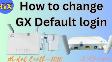GX router Lan ipchange