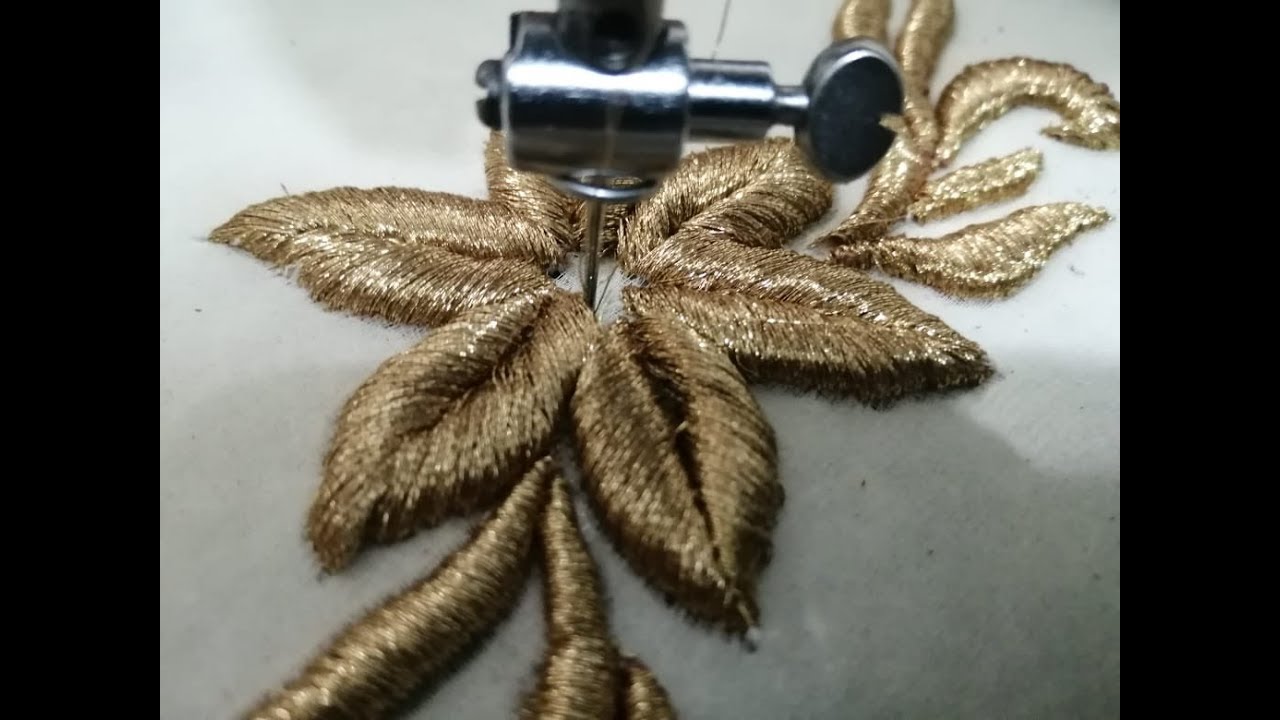 طرز القوما /Turkish style embroidery using soft skin