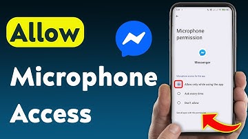 How to Allow Microphone Access On Messenger (Updated)