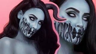DEMON HALLOWEEN LOOK | DESI PERKINS