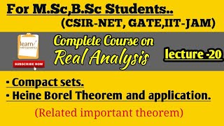 Real Analysis Complete Course🔥||Lecture-20||learn MATHEMATICS