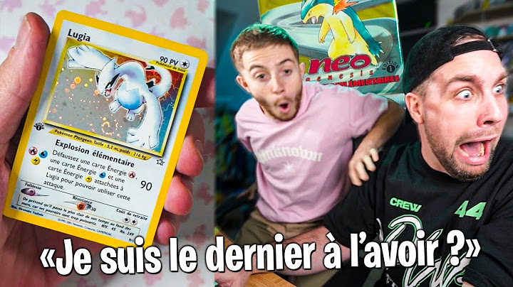 On ouvre un Booster à 10 000€ avec Michou (Néo Génésis Ed.1 LOURD !!!)