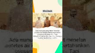 Jangan Ghibah dakwah alquran allah iman short shorts ghibah