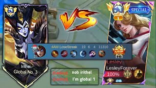 MEET THE ARROGANT GLOBAL LESLEY, SOLO RANKED IN HIGH RANK