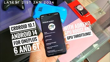 oneplus 6 and 6t android 14 custom rom crdroid 10.1 | highly customisable latest Jan 2024