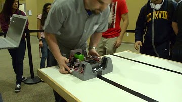 Autonomous Hovercraft from Freshmen Engineering Course, Winter 2013