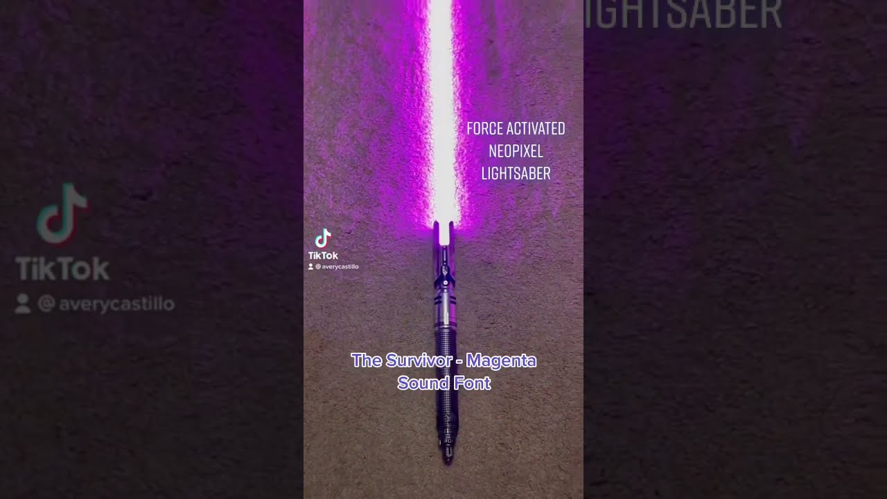 Force Activated Lightsaber The Survivor Magenta YouTube Maxres2
