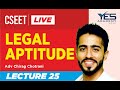 CSSET Legal Aptitude (Lecture 25) | Adv. Chirag Chotrani