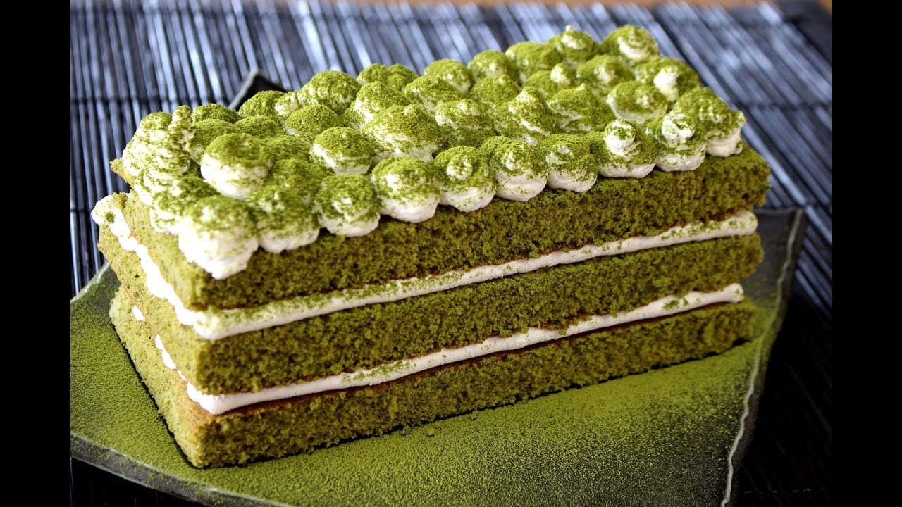 Matcha Cake Recipe 抹茶ケーキの作り方 レシピ Youtube