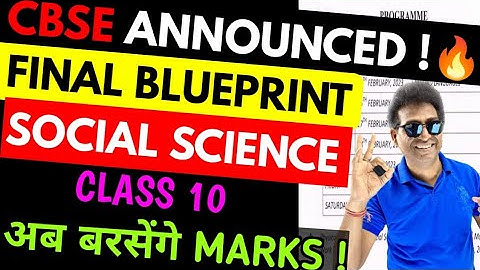 Class 10 SOCIAL SCIENCE FINAL Blue Print Session 2022-23 | Chapterwise Weightage | Marking Policy