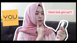 First Impression Review Y.o.u Matte Lip Cream Rouge Velvet Shade 06 Kelly