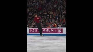 Deniss Vasiljevs – 3Lz-3T in slo-mo – 2024 World Figure Skating Championships FS #figureskating