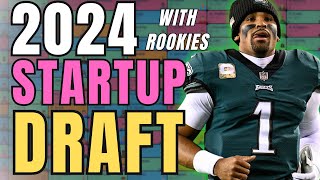 2024 DYNASTY STARTUP MOCK DRAFT - SF\/PPR *Rookies Included* | 2024 Dynasty Fantasy Football