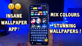 Hidden Wallpaper App? Mix Colors & Get Stunning Backgrounds! 😯😃 screenshot 1