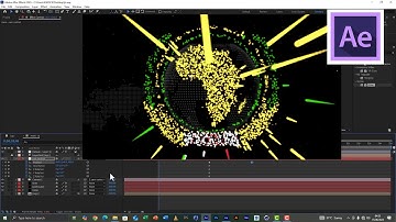 3D Particle Logo Intro Tutorial in After Effects || Trapcode Particular