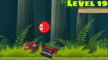 Red Ball 4 - Chapter 2 Deep Forest - Level 19 Walkthrough Gameplay