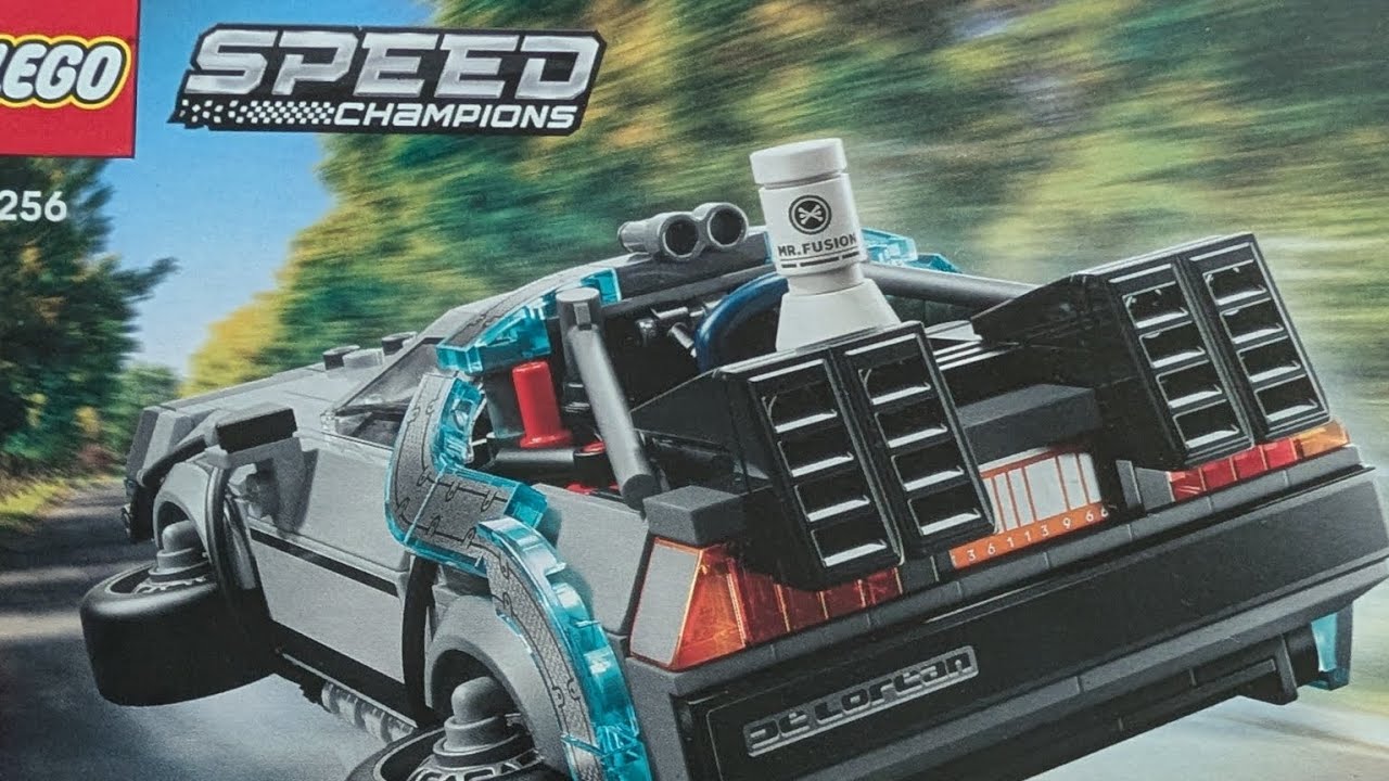 Set 77256 delorean back to the future - YouTube