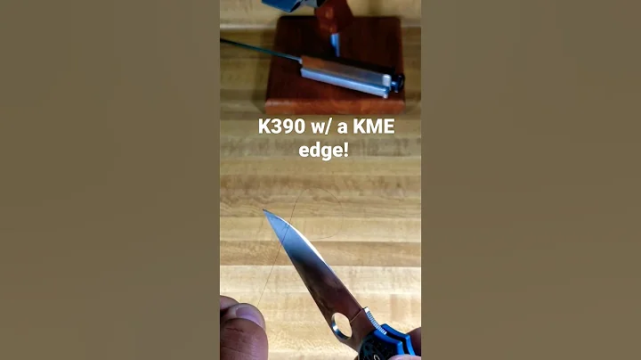 KME Hair Splittin Sharp! #edc #sharpening #knife #knives #sharp