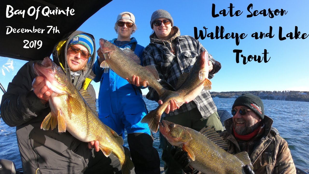 Fishing for Late Season Walleye and Trout on Lake Ontario - YouTube