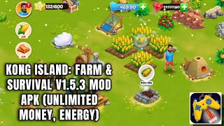 Kong Island: Farm & Survival v1.5.3 MOD APK (Unlimited Money, Energy) screenshot 3