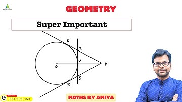 Geometry for CAT Exam: A Must Solve Question -  Ex Circle Tangent Perimeter of Triangle