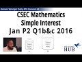 Consumer Arithmetic | A simple Simple Interest | Jan 2016