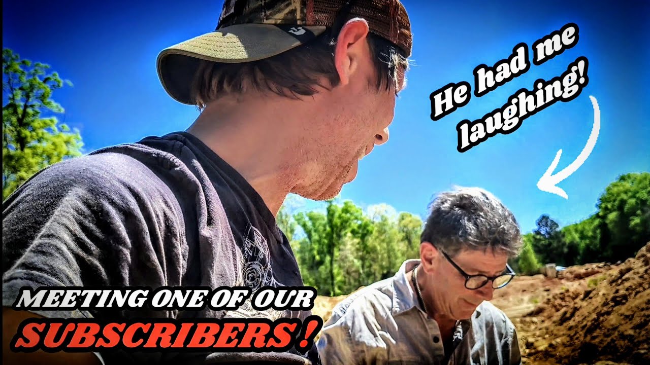 Found A Small Crystal Pocket At Diamond Hill Mine And Met A Subscriber