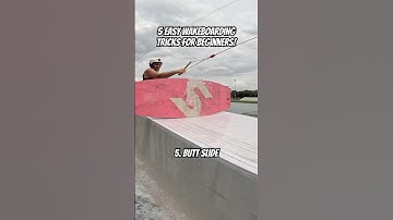 5 EASY Wakeboarding Tricks For Beginners!