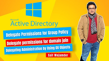 Delegate Control in Active Directory Step-by-Step  | Active Directory Delegation Best Practices