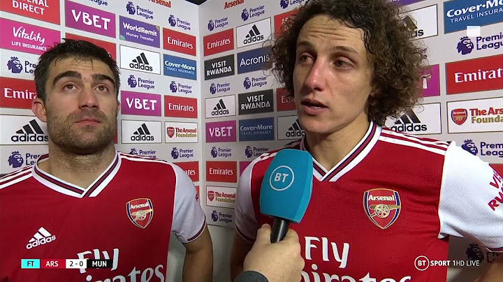 Fascinating David Luiz interview after Arsenal beat Manchester United