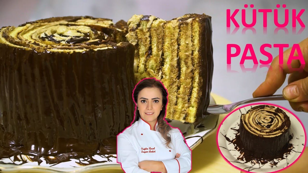 Kütük Pasta │Evde Kolay Yaş Pasta │Homemade Stump Cake
