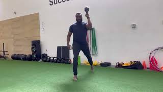 Contralateral Upside Down Kettlebell Split Squat