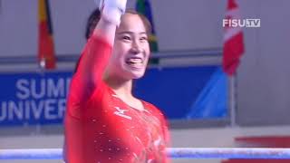 20190705 Universiade-Frauenteam Aiko Sugihara Stufenbarren