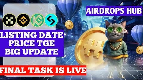 HASH CATS LISTING DATE | HASHCATS PRICE | HASHCATS WITHDRAWAL | HASHCATS AIRDROP BIGG UPDATE