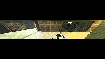 Portal 2 Eyefinity Gameplay - Triple Monitor.