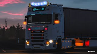 Euro Truck Simulator 2 Mods | NG Scania Mega Light Pack & More Lights Addon | ETS2 Mods v1.40