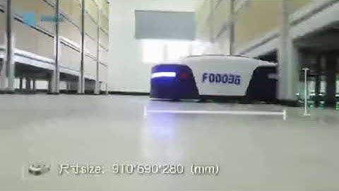 Frozen warehouse QR code guided AGV application Wellwit Robotics