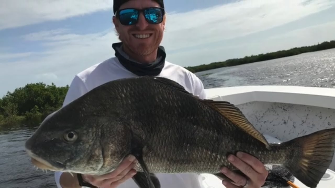 Fishing on the Halifax River in Daytona Beach by boat - YouTube