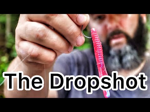 How to Fish the Drop Shot Rig 2 Ways- Bass Fishing